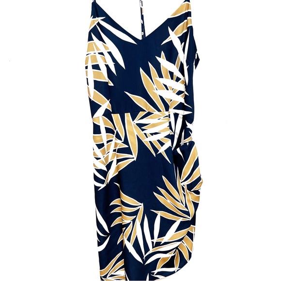 Finders Keepers Ritual Union Navy Leaf Dress - Picture 7 of 10